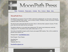 Tablet Screenshot of moonpathpress.com